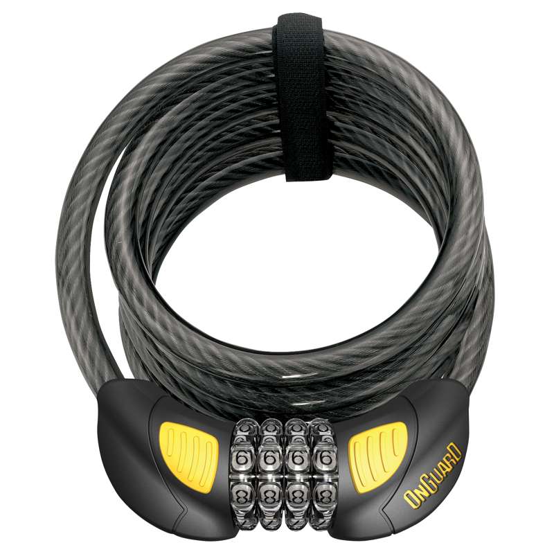 Doberman GLO Combo 6' Coil Cable Lock